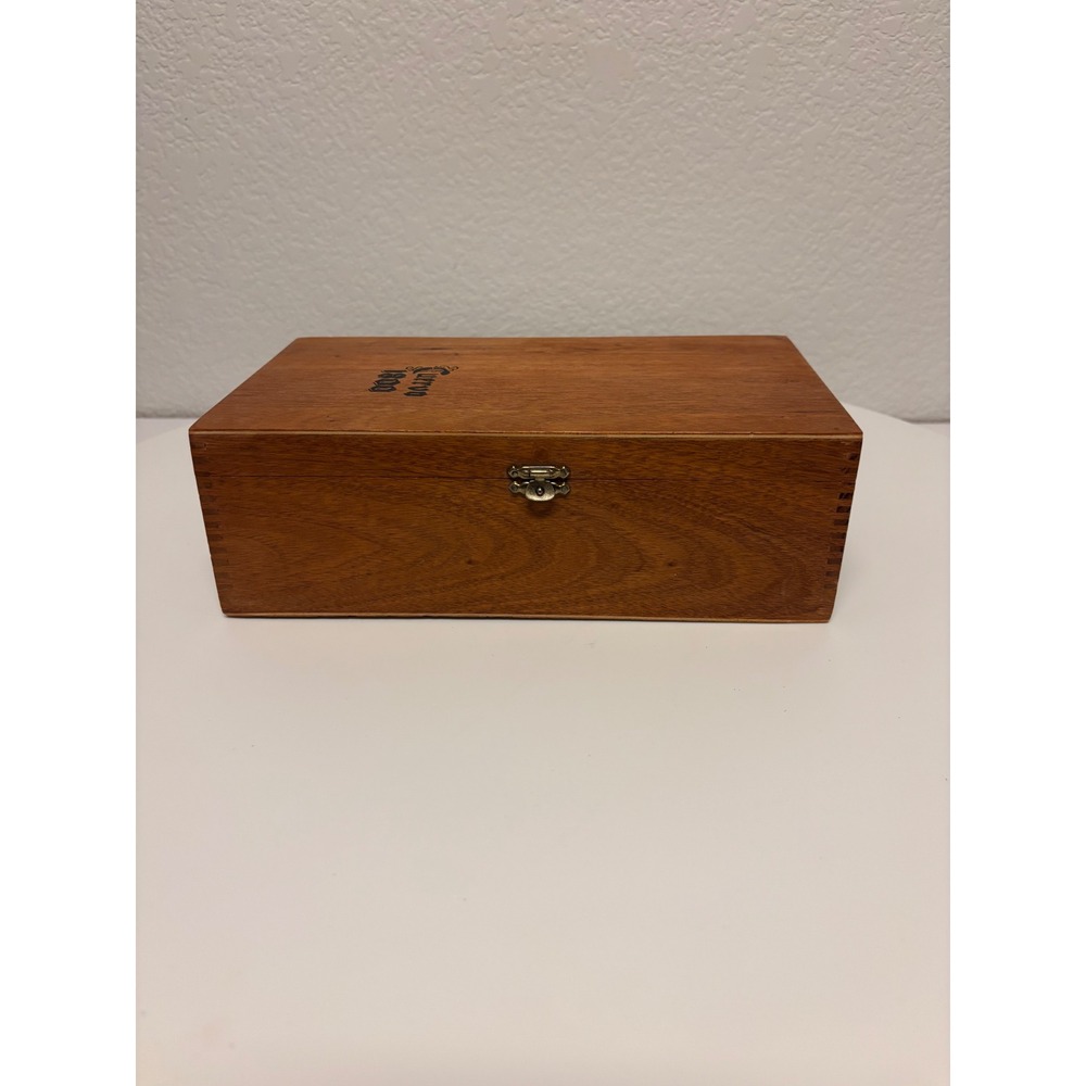 Vintage Cuervo 1800 Tequila Wooden Box Keepsake Storage Display Decor Rustic - Picture 7 of 10